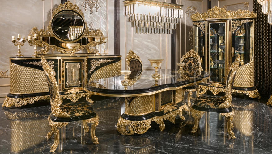 Lüks Hazar Klasik Siyah Гостиная - 1