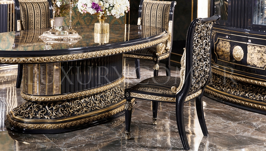 Lüks Hercai Salle à manger classique - 3