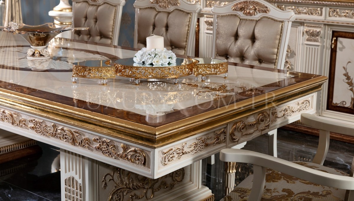 Lüks İmparator Salle à manger classique - 11
