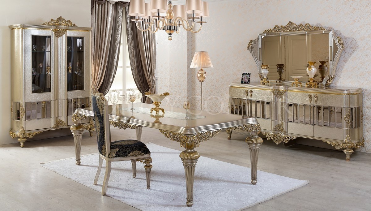 865 - Lüks Jasmina Art Deco Yemek Odası