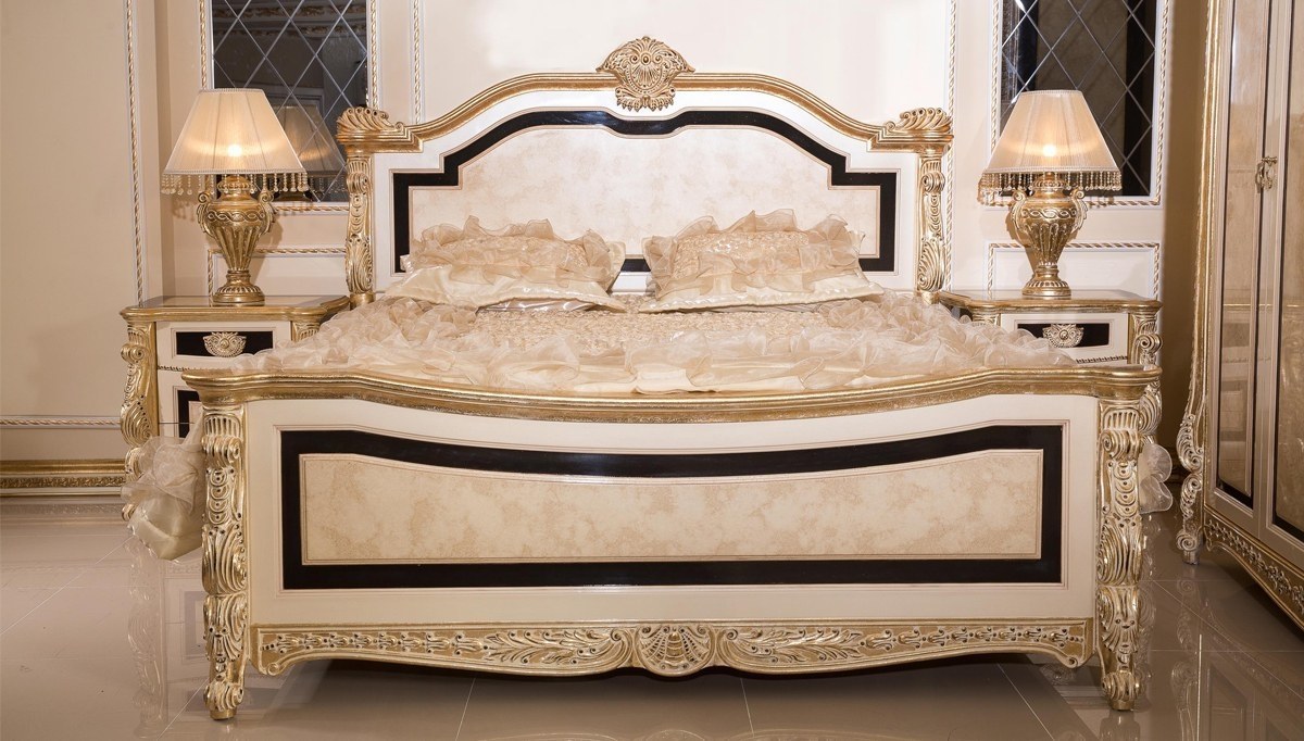 Lüks Kaldore Desenli Klasik Yatak Odası
