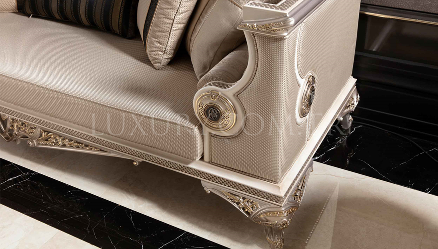 Lüks Kapadokya Krem Классическая Комплект Дивана - 8