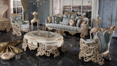 Lüks Karahan Klasik Koltuk Takımı - 1014