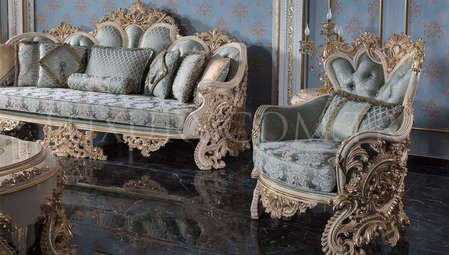 Lüks Karahan Ensemble de canapés classiques - 21