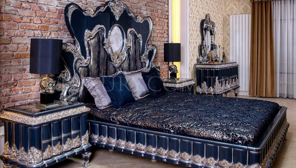 Lüks Kasablanka Klasik Yatak Odası