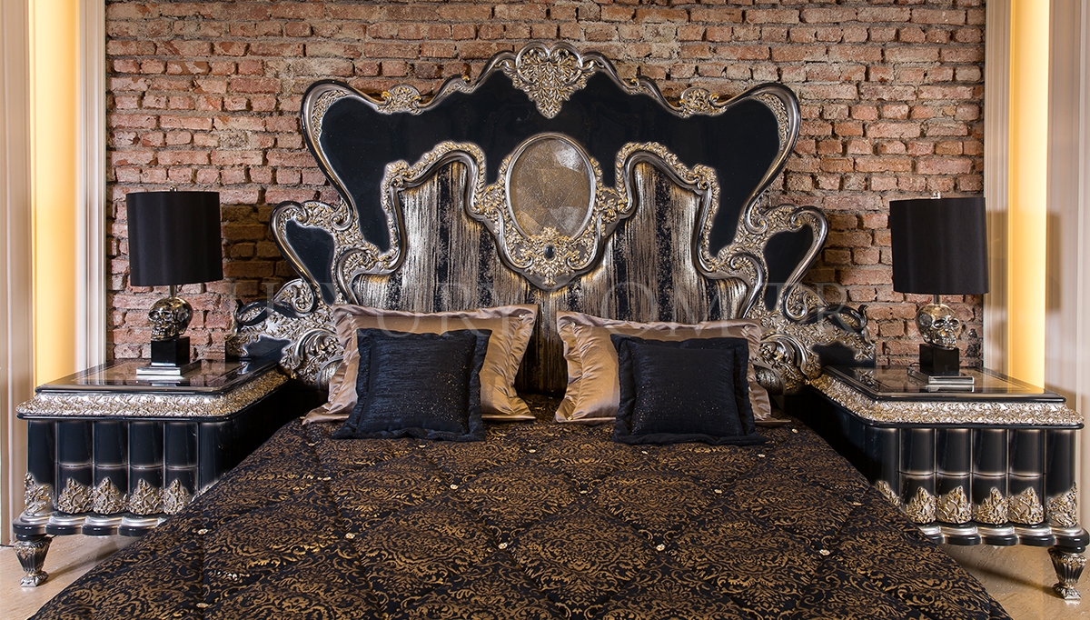 Lüks Kasablanka Klasik Yatak Odası