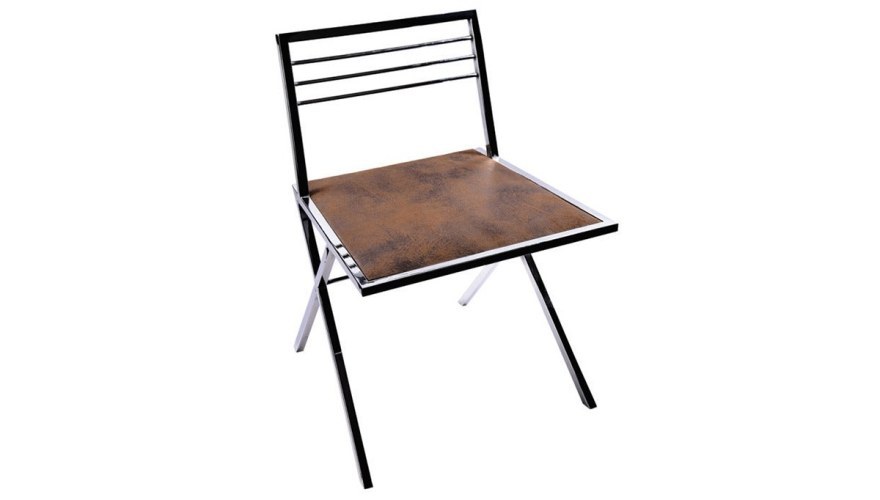 920 - Lüks Kayır Metal Kolsuz Sandalye