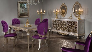 Lüks Kral Art Deco Yemek Odası