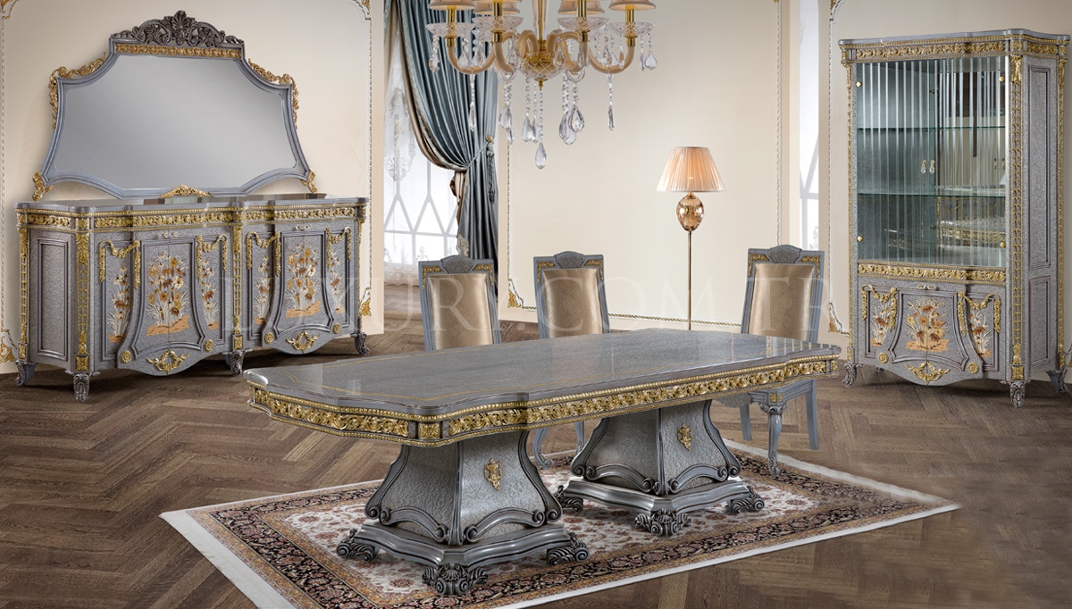 Lüks Lapessa Klasik Yemek Odası Luxury Mobilya