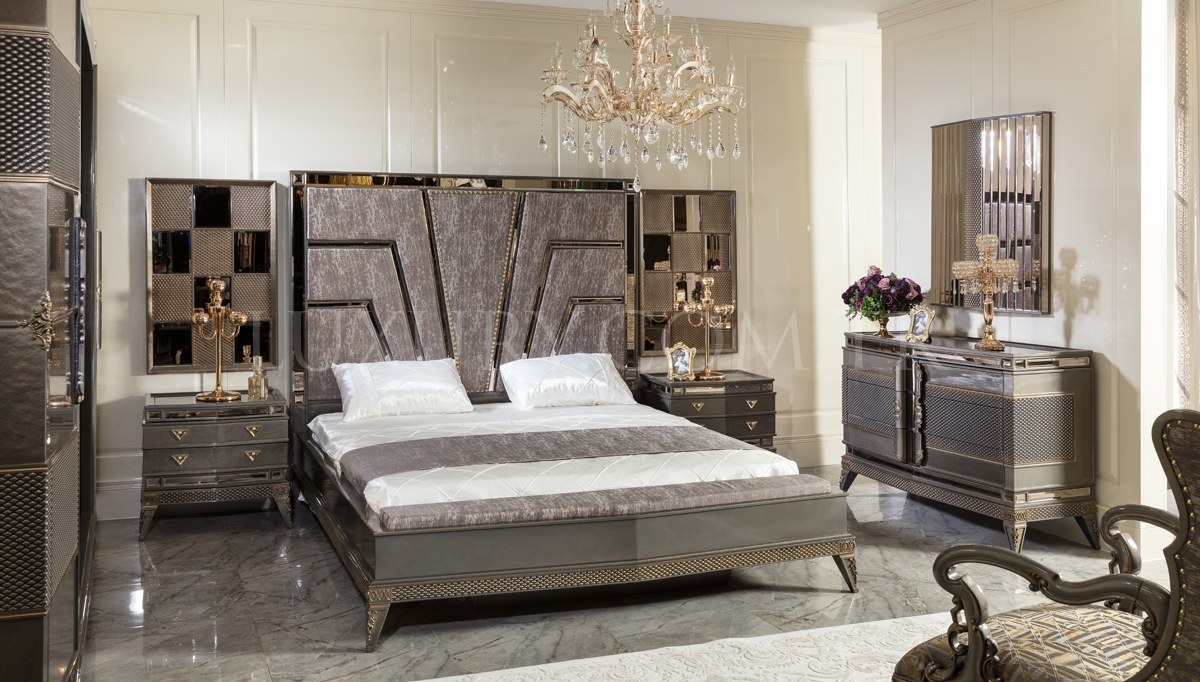 Lüks Lavena Art Deco Yatak Odası - 4
