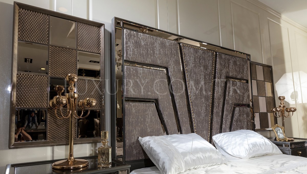 Lüks Lavena Art Deco Yatak Odası - 7
