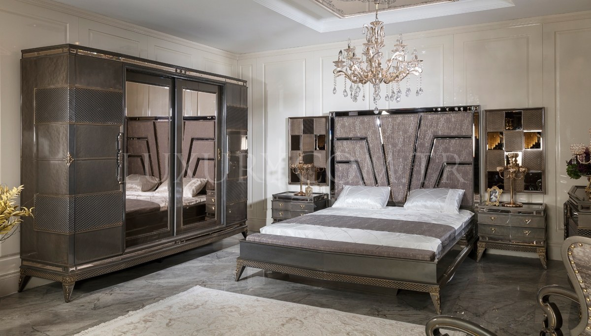 525 - Lüks Lavena Art Deco Yatak Odası