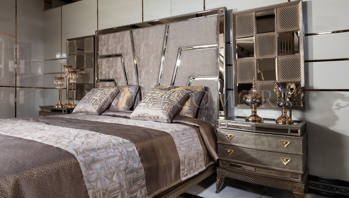 Lüks Lavena Art Deco Yatak Odası - 17