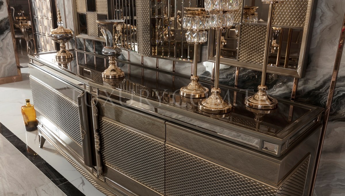 Lüks Lavena Art Deco Yemek Odası - 11