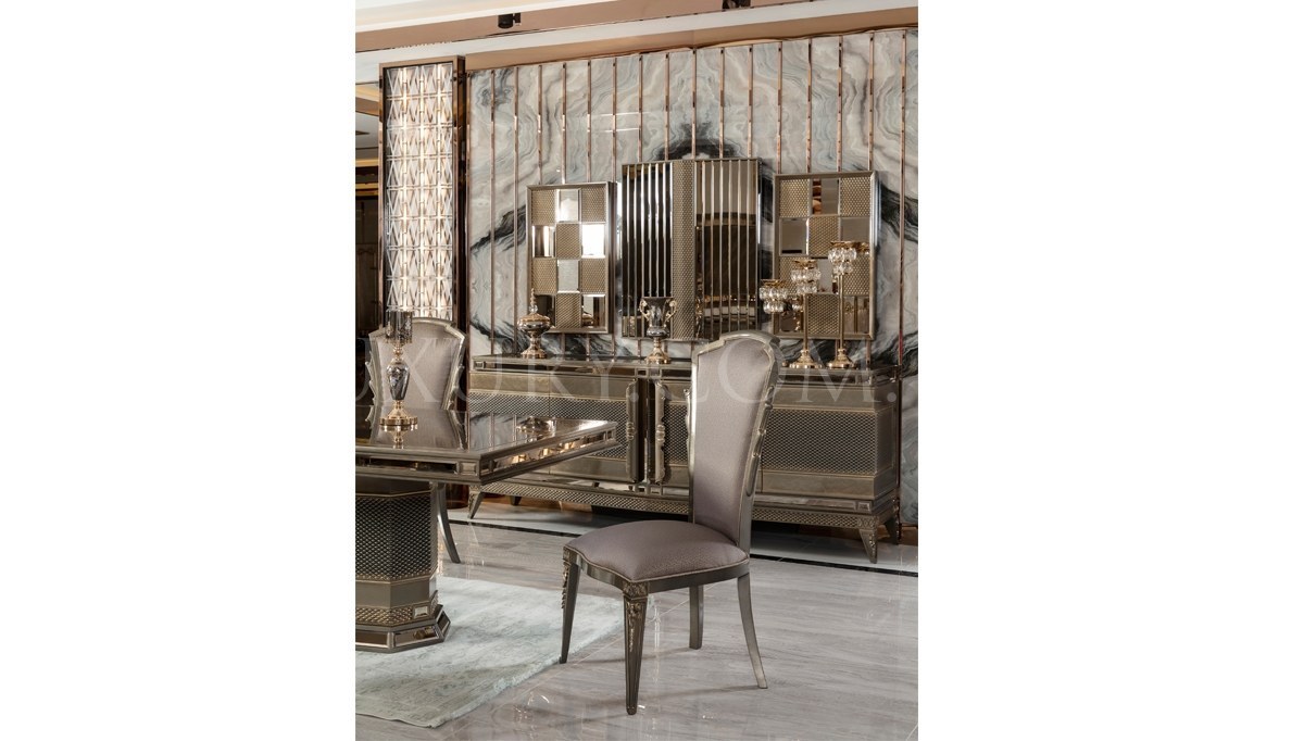 Lüks Lavena Art Deco Yemek Odası - 23