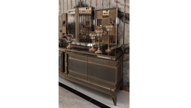 Lüks Lavena Art Deco Yemek Odası - Thumbnail