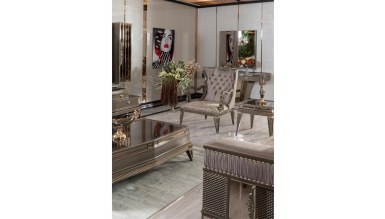 Lüks Lavena Art Deco Yemek Odası - Thumbnail