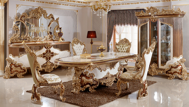 Lüks Lord Klasik Yemek Odası - 729