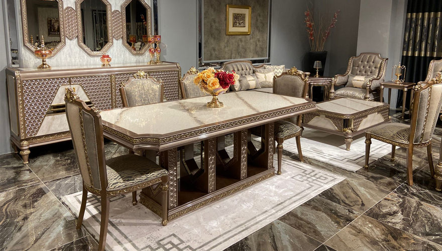 Lüks Lucas Klasik Yemek Odası - 4