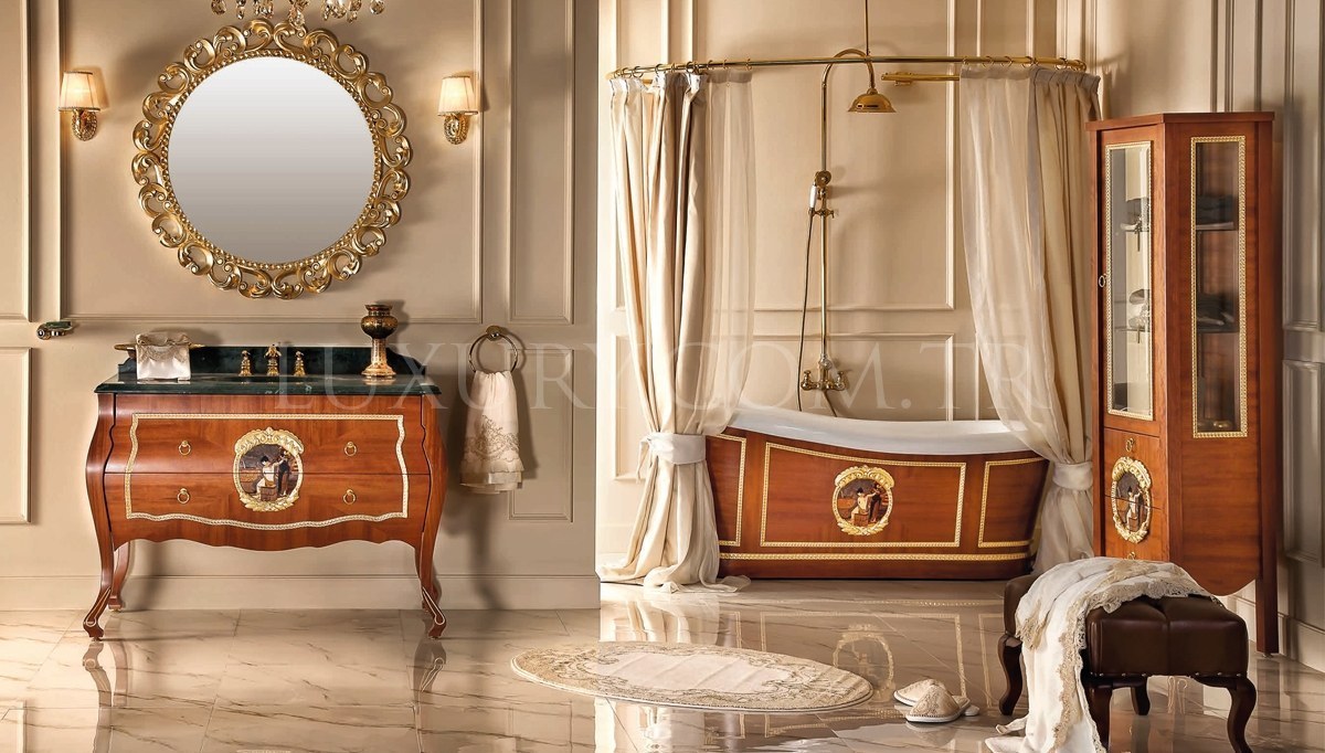 Lüks Lunera Klasik Мебель для ванной комнаты Takımı - 1