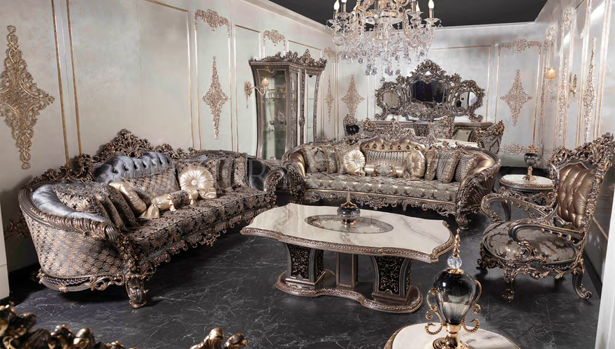 Lüks Manitoba Ensemble de canapé classique - 865