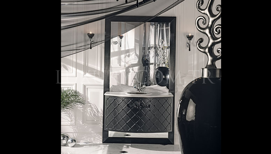 1015 - Lüks Matered Siyah Klasik Banyo Takımı
