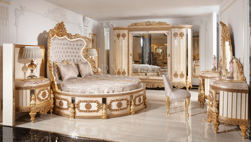 Lüks Mazender Klasik Yatak Odası - 1062