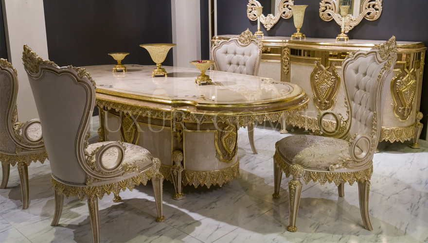 Lüks Melina Classic Dining Room - 4