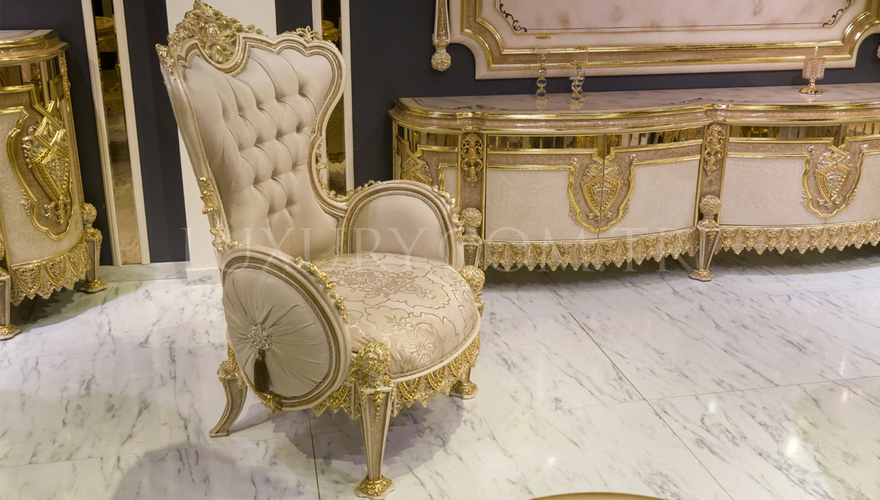 Lüks Melina Classic Sofa Set - 2