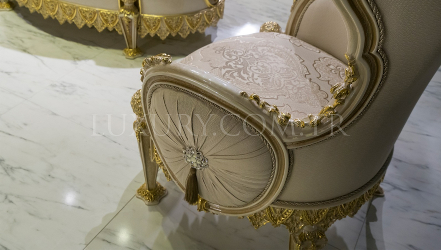 Lüks Melina Classic Sofa Set - 5
