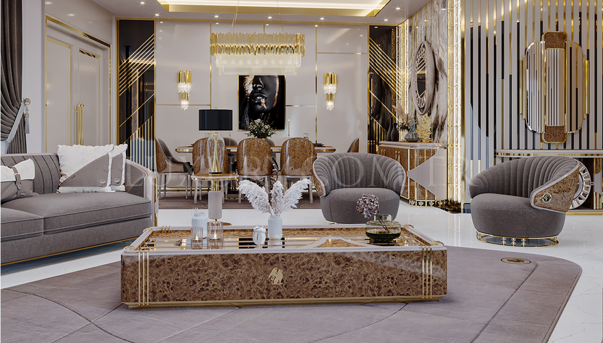 Lüks Mesina Ensemble de canapé de luxe - 5