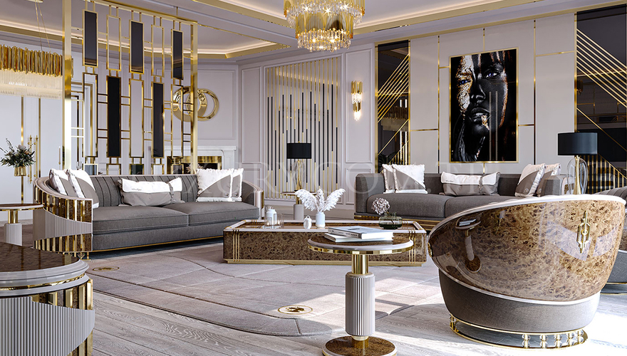 Lüks Mesina Ensemble de canapé de luxe - 12