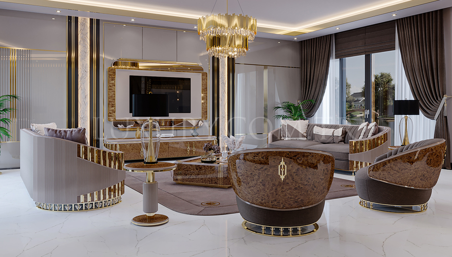 Lüks Mesina Luxury Koltuk Takımı - 525