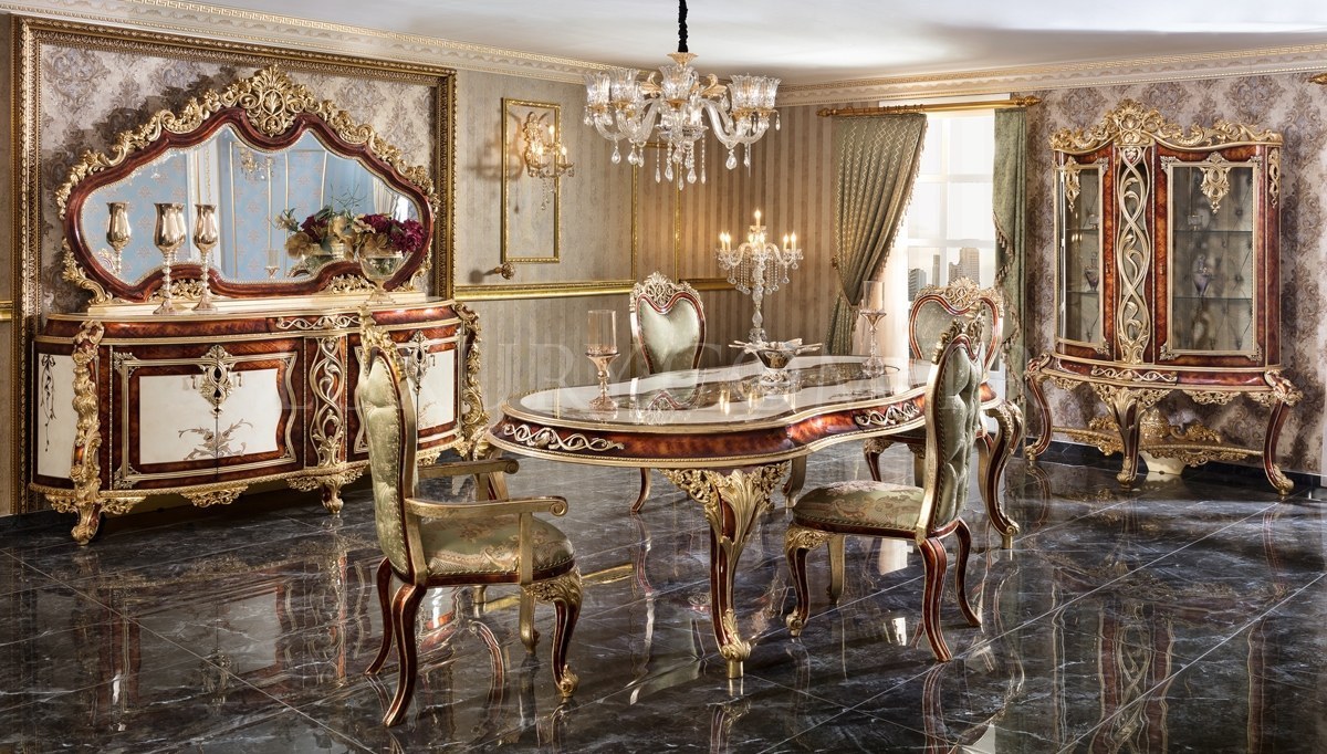 Lüks Miresa Klasik Yemek Odası - 1014
