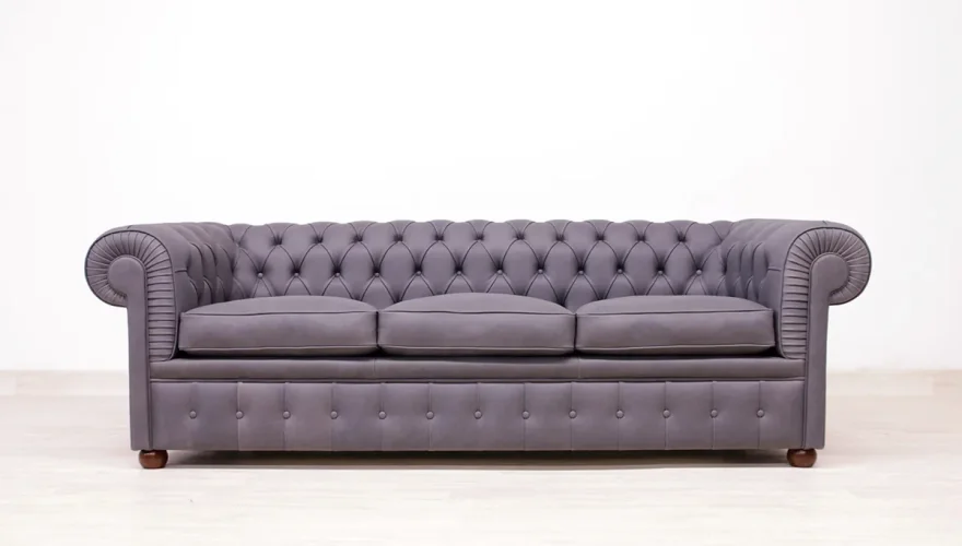 Lüks Monza Deri Chester 3’lü Koltuk - 2