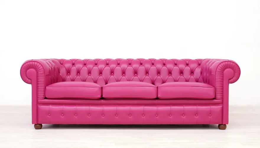 Lüks Monza Deri Chester 3’lü Koltuk - 4