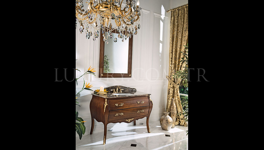 Lüks Naturas Klasik Мебель для ванной комнаты Takımı - 2