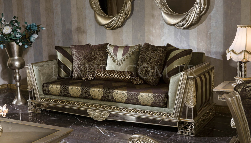 Lüks Navona Klasik Koltuk Takımı - 6
