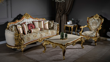 Lüks Nema Klasik Koltuk Takımı - 1078