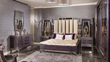 Lüks Nişava Klasik Yatak Odası - Thumbnail