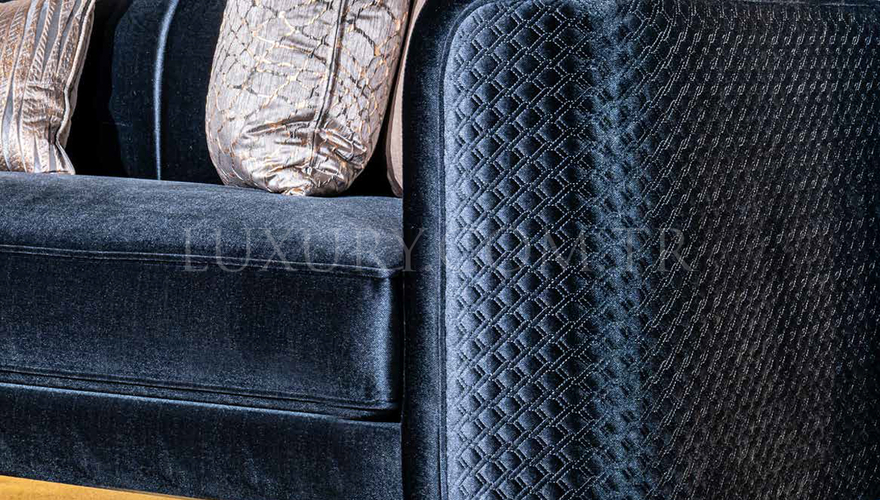 Lüks Nordic Metal Комплект Дивана - 6