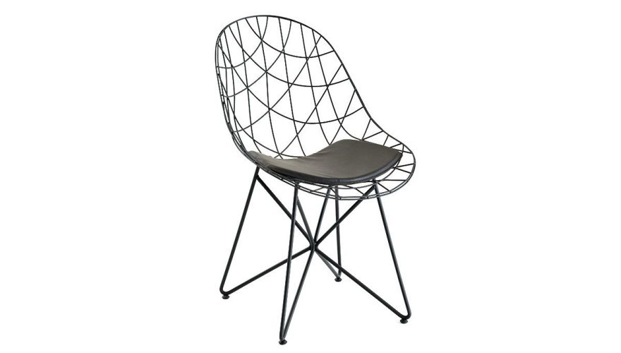920 - Lüks Orumcek Metal Ayaklı Sandalye