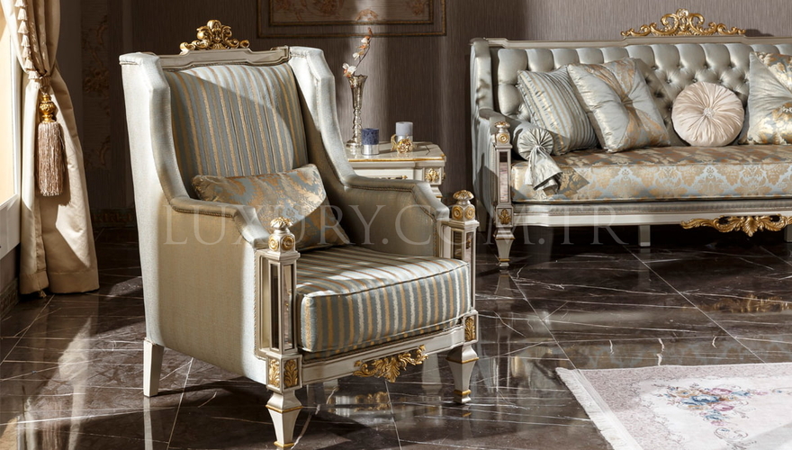 Lüks Osetya Chester Klasik Koltuk Takımı - 5