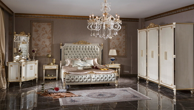 Lüks Osetya Chester Klasik Yatak Odası - 1128