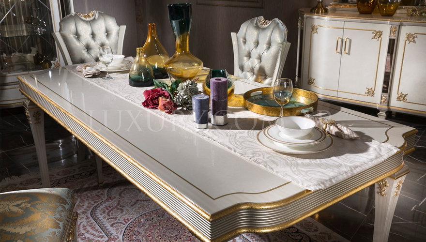 Lüks Osetya Chester Klasik Yemek Odası - 3