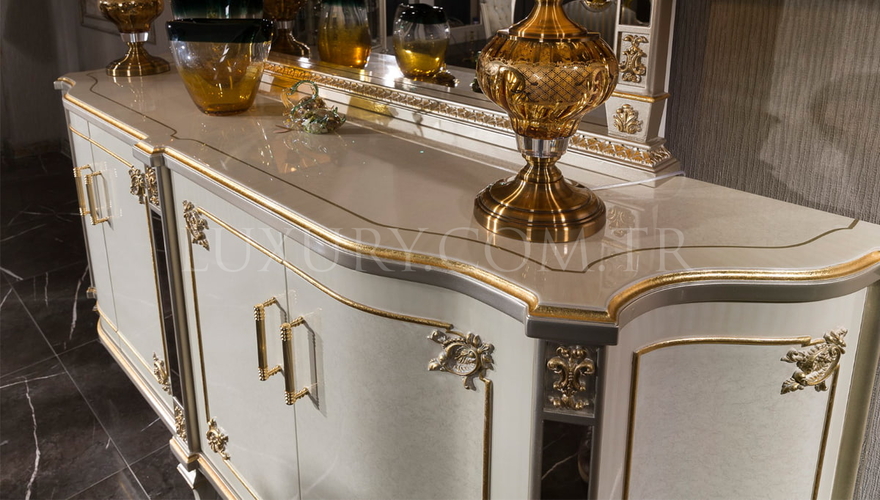 Lüks Osetya Chester Klasik Yemek Odası - 5