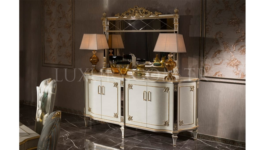 Lüks Osetya Chester Klasik Yemek Odası - 8