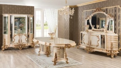 Lüks Oslo Beyaz Yemek Odası - 708