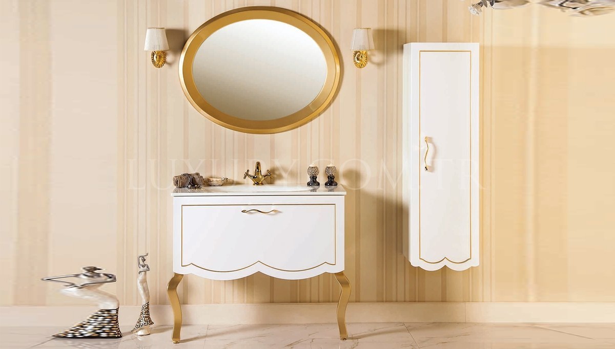 Lüks Palera Klasik Banyo Takımı Luxury Mobilya