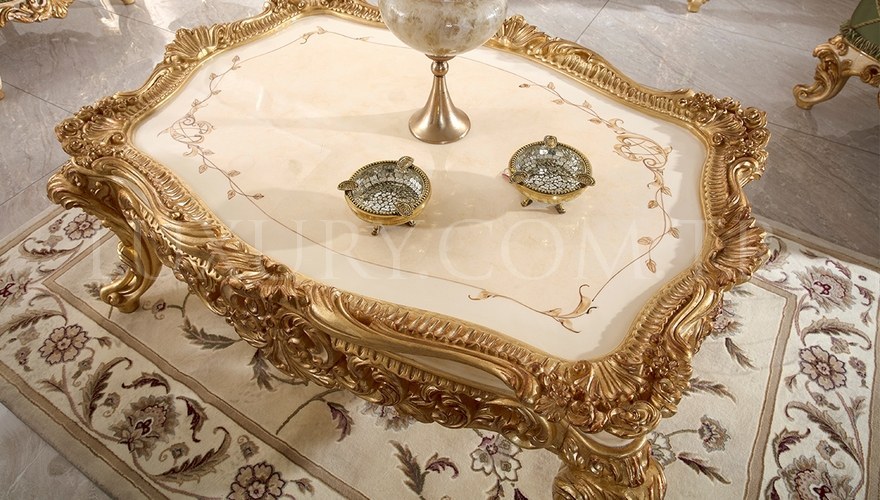 Lüks Pargalı Ensemble de canapés classiques - 10